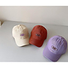 1pcs Kids Unisex Active Solid Colored Bow Cotton Hats Caps Black / Purple / Red