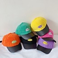 1pcs Kids Unisex Active Solid Colored Bow Hats Caps Black / Purple / Yellow