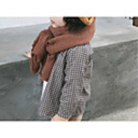 1pcs Kids Unisex Active Solid Colored Ripped Scarves Khaki / Green / Beige