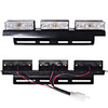 1Pcs LED Car Flash Strobe Light Waterproof Flashing Mode Light Red And Blue Strobe Light 12V Truck Warning Light One Drag Four-lane Light