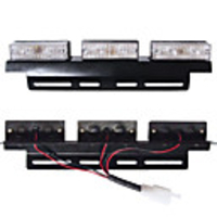 1Pcs LED Car Flash Strobe Light Waterproof Flashing Mode Light Red And Blue Strobe Light 12V Truck Warning Light One Drag Four-lane Light