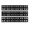 1Pcs Lovely Diecut Manicure Stencil Nail Jewelry For Finger nail art Manicure Pedicure