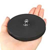 1pcs M8 Strong Magnet Base Mount Bracket with Rubber Pad For LED Work Light Bar