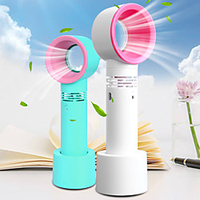 1Pcs Mini Fan Ventilator Handheld Bladeless Fan Handheld No Leaf Handy Fan Rechargeable Cooler Home Appliance miniinthebox
