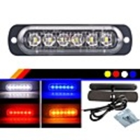 1pcs Motorcycle / Car Light Bulbs 18 W 6 LED Strobe / Flashing For universal All Models All years