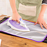 1PCS New Arrive Heat Resistant Cloth Mesh Ironing Board Mat Cloth Cover Protect Ironing Pad