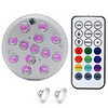 1pcs RGB Submersible Light Upgrade Magnet IP68 13LEDs Underwater Night Lamp Outdoor Vase Bowl Pond Swimming Pool Decor Lamp