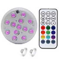 1pcs RGB Submersible Light Upgrade Magnet IP68 13LEDs Underwater Night Lamp Outdoor Vase Bowl Pond Swimming Pool Decor Lamp