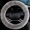 1Pcs Set Winter Fashion Wool Fur Soft Furry Steering Wheel Covers Fluffy Cover Fuzz Warm Non-slip Car Decoration Long Hair Interior Accessories for Women Fit 15 to 17 inch for Womens miniinthebox