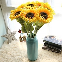 1pcs Sunflower Artificial Flower Home Decoration Wedding Fake Flower miniinthebox