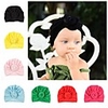 1pcs Toddler / Infant Unisex Active Solid Colored Bow Hats Caps White / Black / Blue One-Size