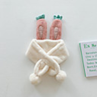 1pcs Toddler Unisex Active Animal Faux Fur Scarves White / Blushing Pink / Orange One-Size