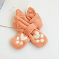 1pcs Toddler Unisex Active Animal Faux Fur Scarves Yellow / Blushing Pink / Orange One-Size