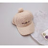 1pcs Toddler Unisex Active Black Letter Faux Fur Hats Caps Yellow / Beige / Gray One-Size