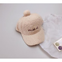 1pcs Toddler Unisex Active Black Letter Faux Fur Hats Caps Yellow / Beige / Gray One-Size