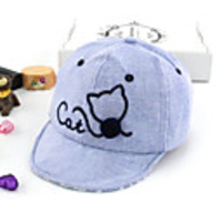 1pcs Toddler Unisex Active Blue Cartoon Cotton Hats Caps Blue / Gray One-Size