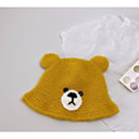 1pcs Toddler Unisex Active Blue Solid Colored Knitted Roman Knit Hats Caps Purple / Yellow / Beige One-Size