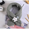 1pcs Toddler Unisex Active Cartoon Acrylic Scarves Blushing Pink / Green / Beige One-Size
