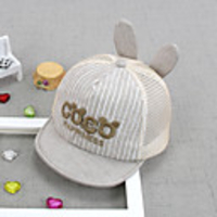 1pcs Toddler Unisex Active Cartoon Embroidered Hats Caps Blue / Blushing Pink / Beige One-Size