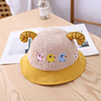 1pcs Toddler Unisex Active Cartoon Embroidered Hats Caps Blue / Red / Yellow