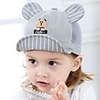 1pcs Toddler Unisex Active Cartoon Embroidered Hats Caps Gray One-Size
