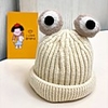 1pcs Toddler Unisex Active Cartoon Knitted / Printing Knitwear Hats Caps Black / Blue / Red