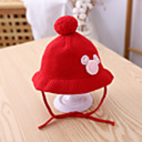 1pcs Toddler Unisex Active Cartoon Knitted / Printing Roman Knit Hats Caps Blue / Red / Yellow