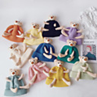 1pcs Toddler Unisex Active Cartoon Knitted Roman Knit Hats Caps Black / Blue / Purple