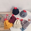 1pcs Toddler Unisex Active Cartoon Knitted Roman Knit Hats Caps Black / Purple / Yellow