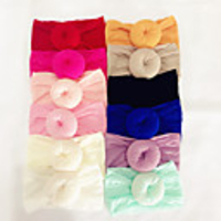 1pcs Toddler Unisex Active Floral Floral Style Hair Accessories White / Black / Purple One-Size