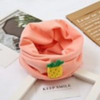 1pcs Toddler Unisex Active Fruit Cotton Scarves Blushing Pink / Khaki / Beige One-Size
