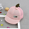 1pcs Toddler Unisex Active Houndstooth / Cartoon Embroidered Hats Caps Red / Blushing Pink One-Size