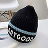 1pcs Toddler Unisex Active Letter Embroidery / Knitted Roman Knit Hats Caps Black / Yellow / Blushing Pink