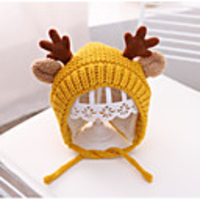 1pcs Toddler Unisex Active Red Cartoon Acrylic Hats Caps Red / Yellow / Blushing Pink One-Size
