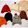 1pcs Toddler Unisex Active Solid Colored Bow / Knitted Roman Knit Hats Caps Black / Wine / Orange