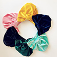 1pcs Toddler Unisex Active Solid Colored Bow Hats Caps White / Black / Purple One-Size
