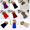 1pcs Toddler Unisex Active Solid Colored Knitted Knitwear Hats Caps White / Black / Blue