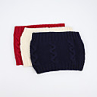 1pcs Toddler Unisex Active Solid Colored Knitted Roman Knit Scarves Red / Navy Blue / Beige