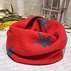 1pcs Toddler Unisex Sweet Black / Red Geometric Roman Knit Scarves Black / Blue / Red One-Size