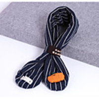 1pcs Toddler Unisex Sweet Black Striped Cotton Scarves Black / Blushing Pink / Beige One-Size