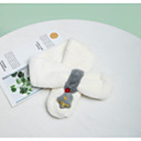 1pcs Toddler Unisex Sweet White / Red Solid Colored Polyester Scarves White / Red / Blushing Pink One-Size