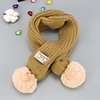 1pcs Toddler Unisex Sweet White Solid Colored Acrylic Scarves White / Brown / Beige One-Size