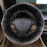 1Pcs Womens Winter Fashion Wool Fur Soft Furry Steering Wheel Covers Fuzz Warm Non-slip Car Decoration Long Hair Fit 15 to 17 inch miniinthebox