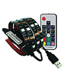 1set 17 key Remote TV Backlight RGB LED Strip 5050 Waterproof 5V USB LED Tape String Bias lighting For HDTV Screen Desktop PC LCD Monitor Decor