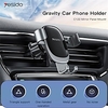 1Set Universal Cell Phone Gravity Al Holder for Car Solid Durable Car Phone Holder Mount for Windshield Air Vent Strong Suction Cell Phone Car Mount Thick Case Heavy Phones Friendly miniinthebox