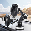 1Set Universal Cell Phone Holder for Car Solid Durable Car Phone Holder Mount for Dashboard Windshield Long Arm Strong Suction Cell Phone Car Mount Thick Case for iPhone Samsung etc All Phones miniinthebox