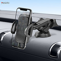 1Set Universal Cell Phone Holder for Car Solid Durable Car Phone Holder Mount for Dashboard Windshield Long Arm Strong Suction Cell Phone Car Mount Thick Case for iPhone Samsung etc All Phones miniinthebox