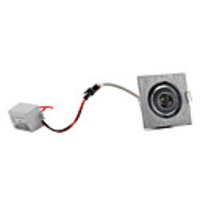 1W 100-120LM 6000-6500K Natural White Light Square Ceiling Lamp LED Bulb (85-265V)
