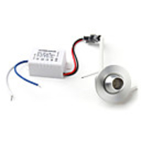 1W 100LM 6500K White LED Ceiling Lamp Down Light with LED Driver (AC 85~265V)