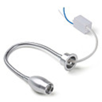 1W 170LM 6500K Flexible Neck White LED Spot Light with LED Driver (AC 85~265V)